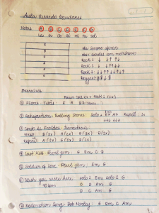 Caderno da aluna - Página 1